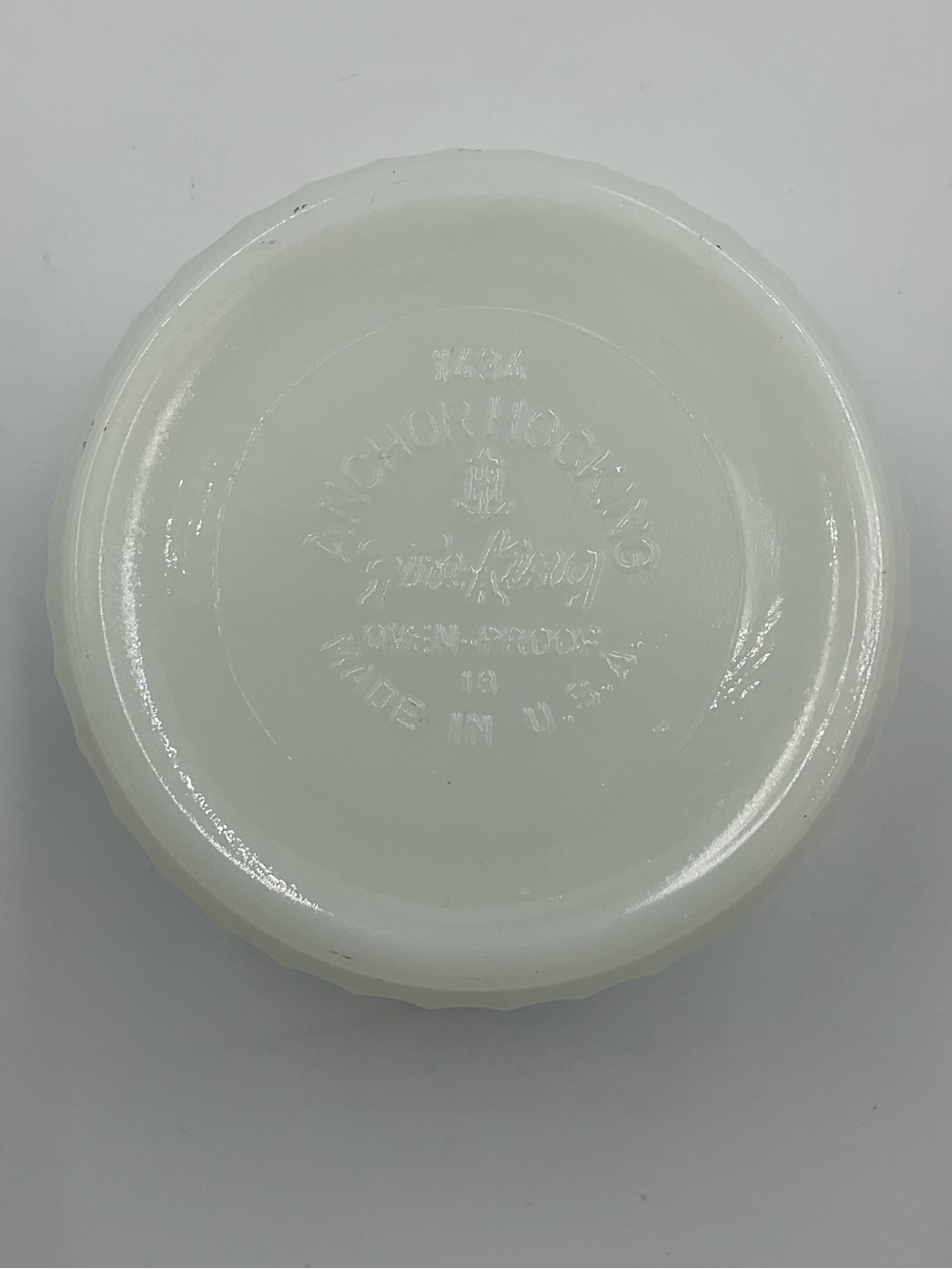 Vintage Anchor Hocking Fire-King White Milk Glass Oven-Safe Ramekins - Set of 5 - Picture 7 of 7
